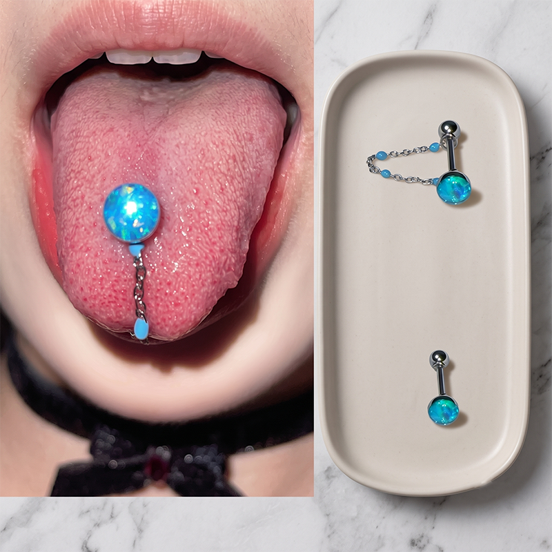 Body Jewelry Hot - 1 szt. Wysokiej jakości modny niebieski