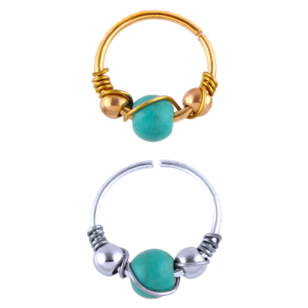 Body Jewelry Ideas - 2 sztuki modnych kolczyków do nosa,