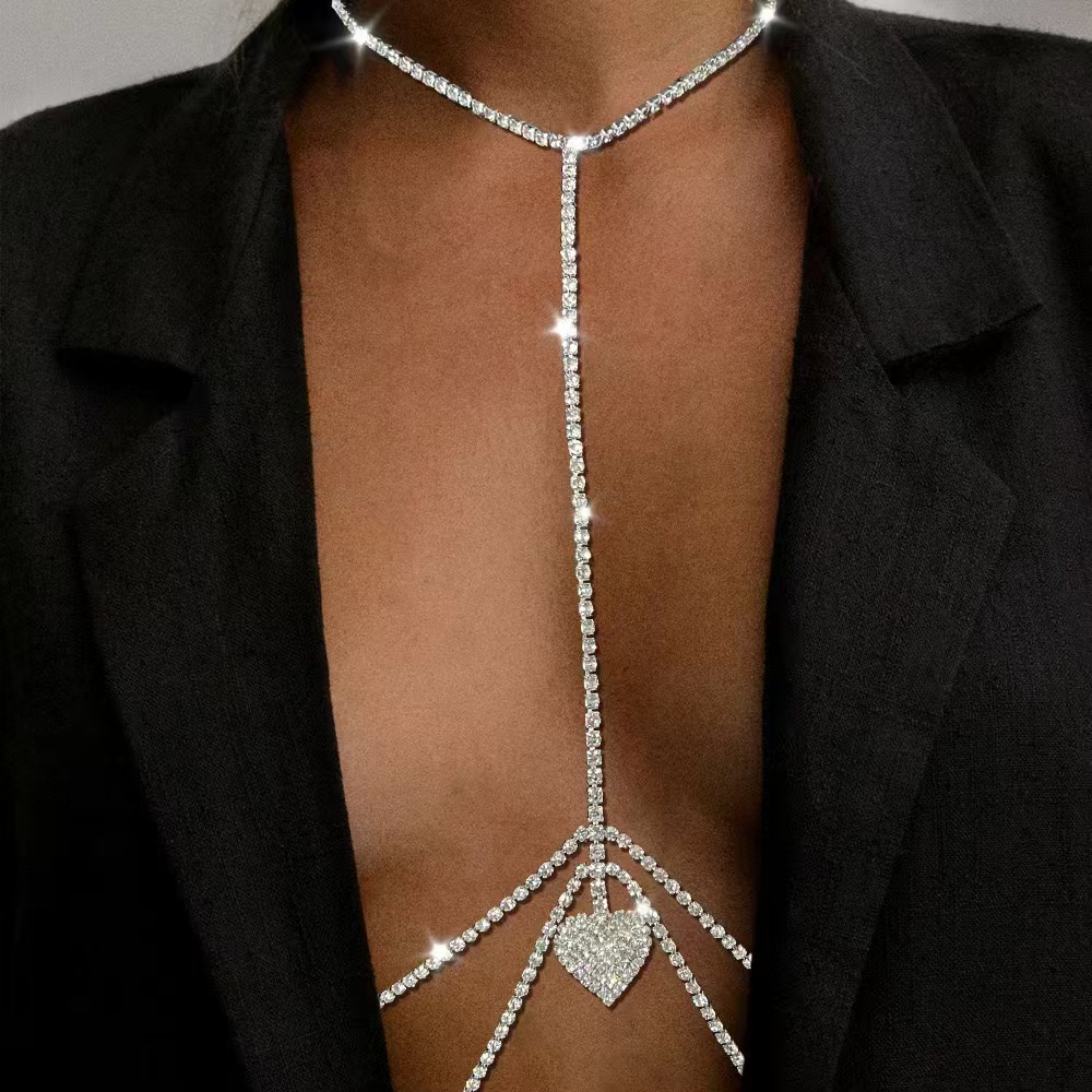 Body Jewelry High End - Europejski i amerykański temperament mody, łańcuszek
