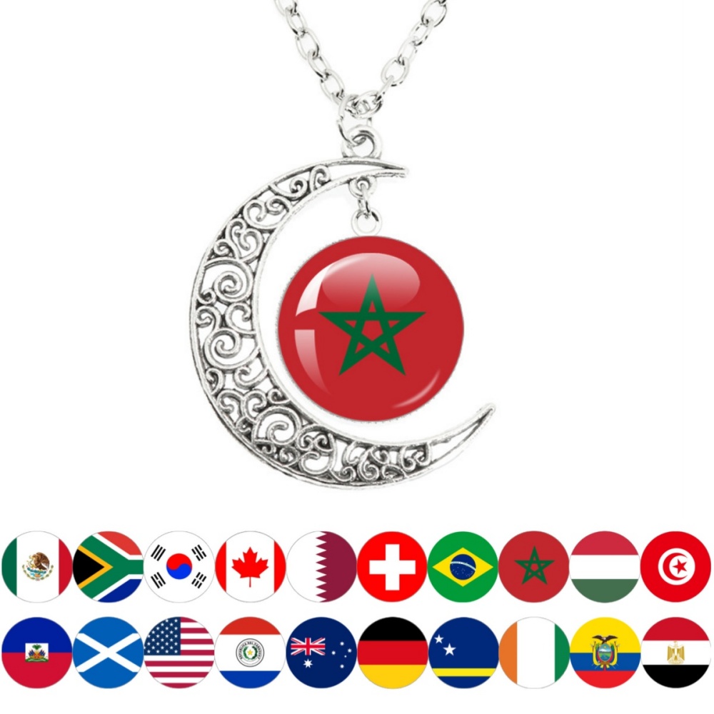 Body Jewelry Australia - Naszyjnik z zawieszką w kształcie księżyca
