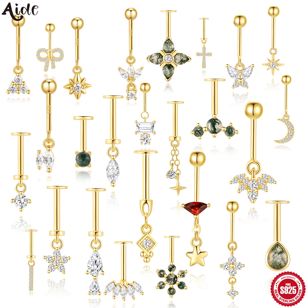 Body Jewelry Labret - Kolczyk labret ze srebra próby 925