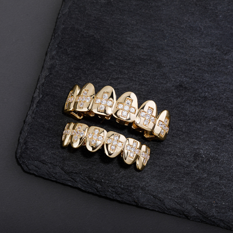 Body Jewelry High End - Gorące Nowości Hip-Hop Okrągłe Cyrkonie Inkrustowane