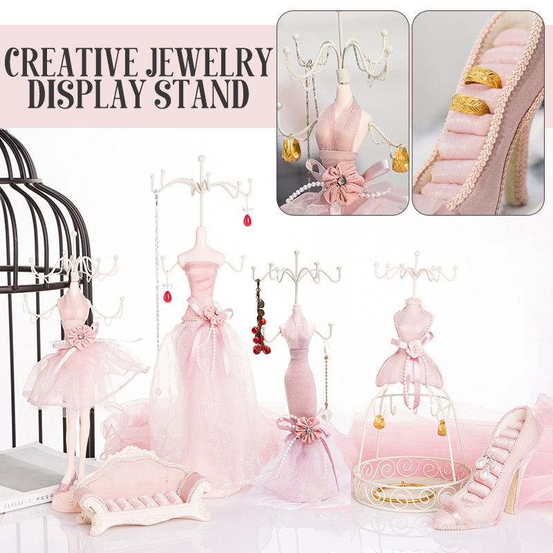 Body Jewelry Display - Szykowna suknia Manekin Stojak na biżuterię