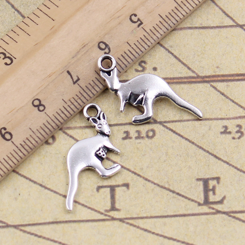 Body Jewelry Australia - 30 sztuk Charms Australia kangur 21x19mm