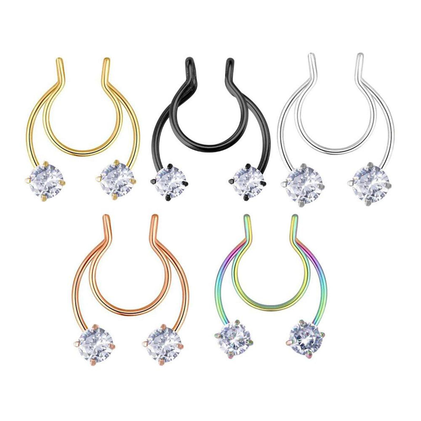 Body Jewelry High End - Wysokiej jakości kolczyk do nosa ze