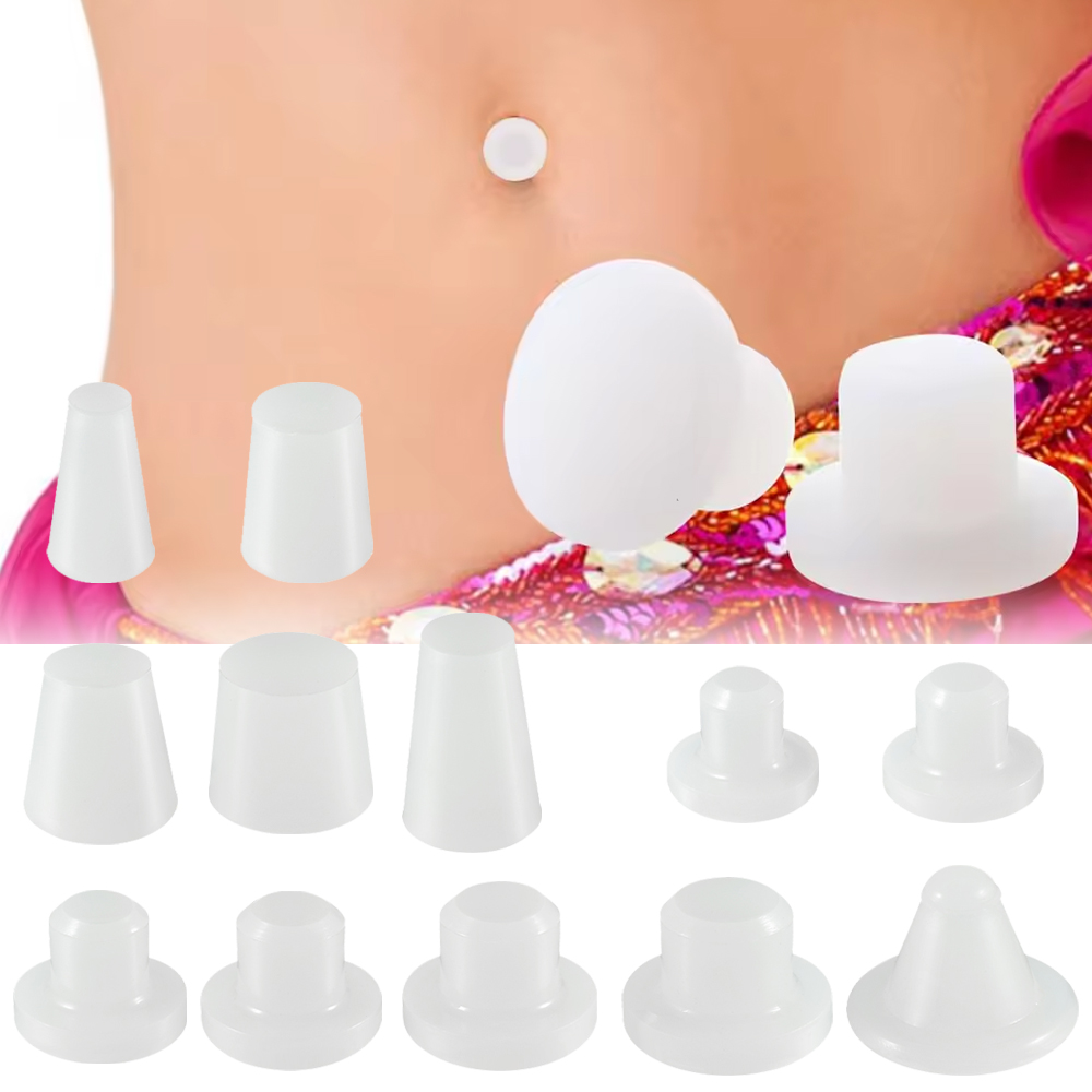 Body Jewelry Repair - 1-50 SZT. Silikonowe zatyczki do pępka,