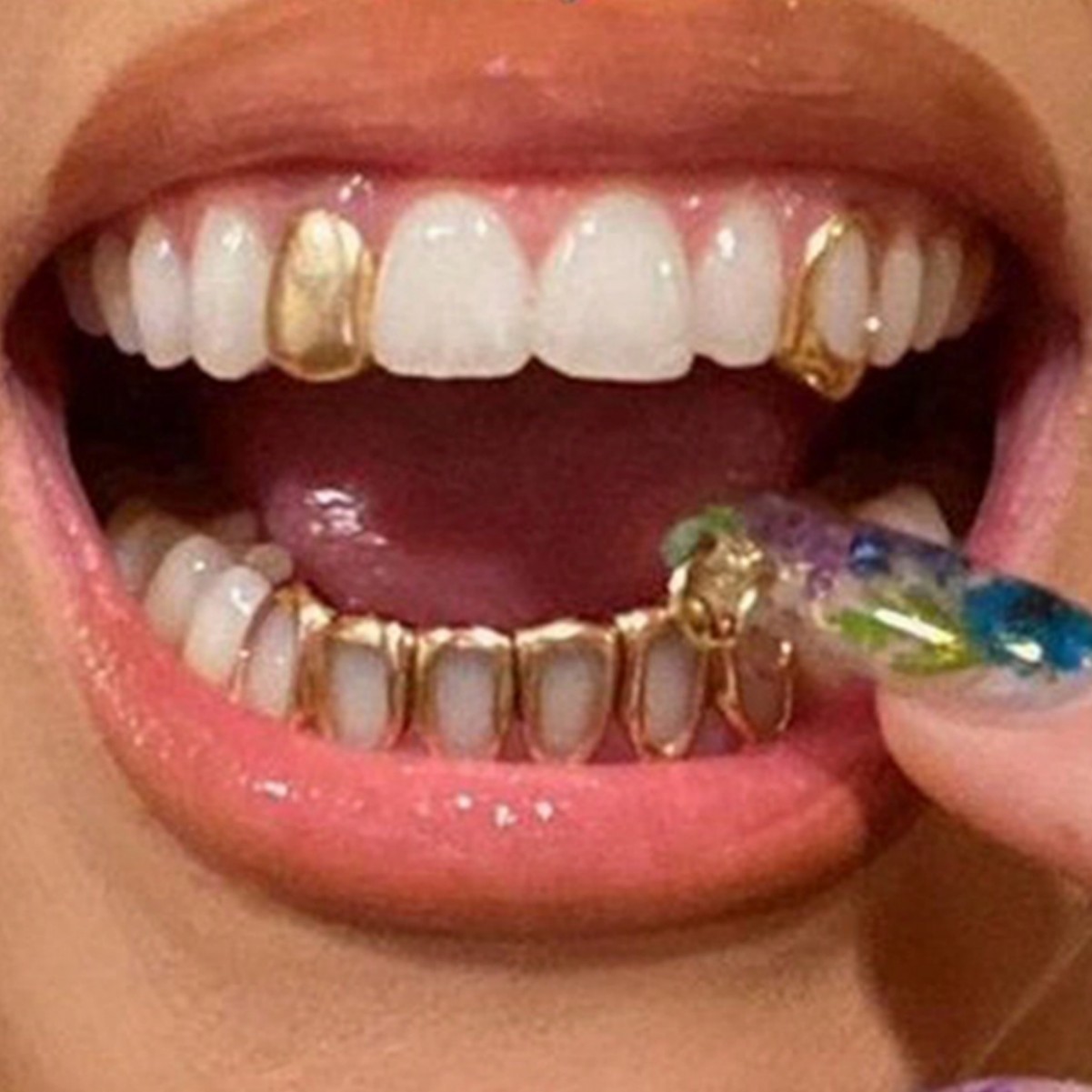 Body Jewelry Hot - Gorąca Wyprzedaż Sześciorzędowe, ażurowe nakładki na