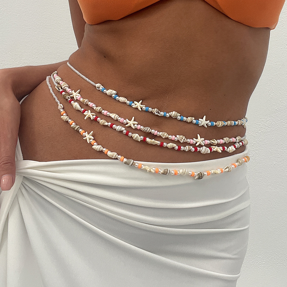 Body Jewelry Online - IngeSight.Z 3 sztuk/zestaw Boho rozgwiazda muszla