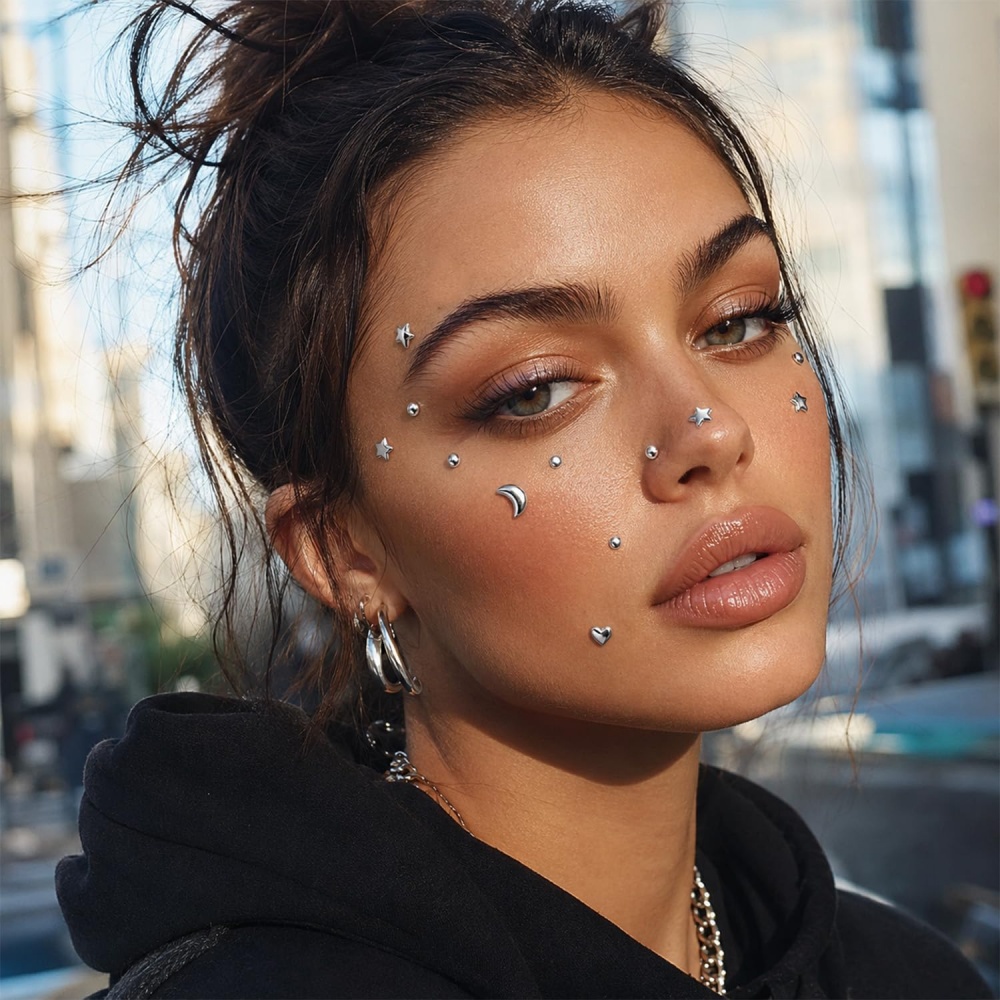 Fałszywe piercingi kule Stick  – Body Jewelry Labret recenzja i cena