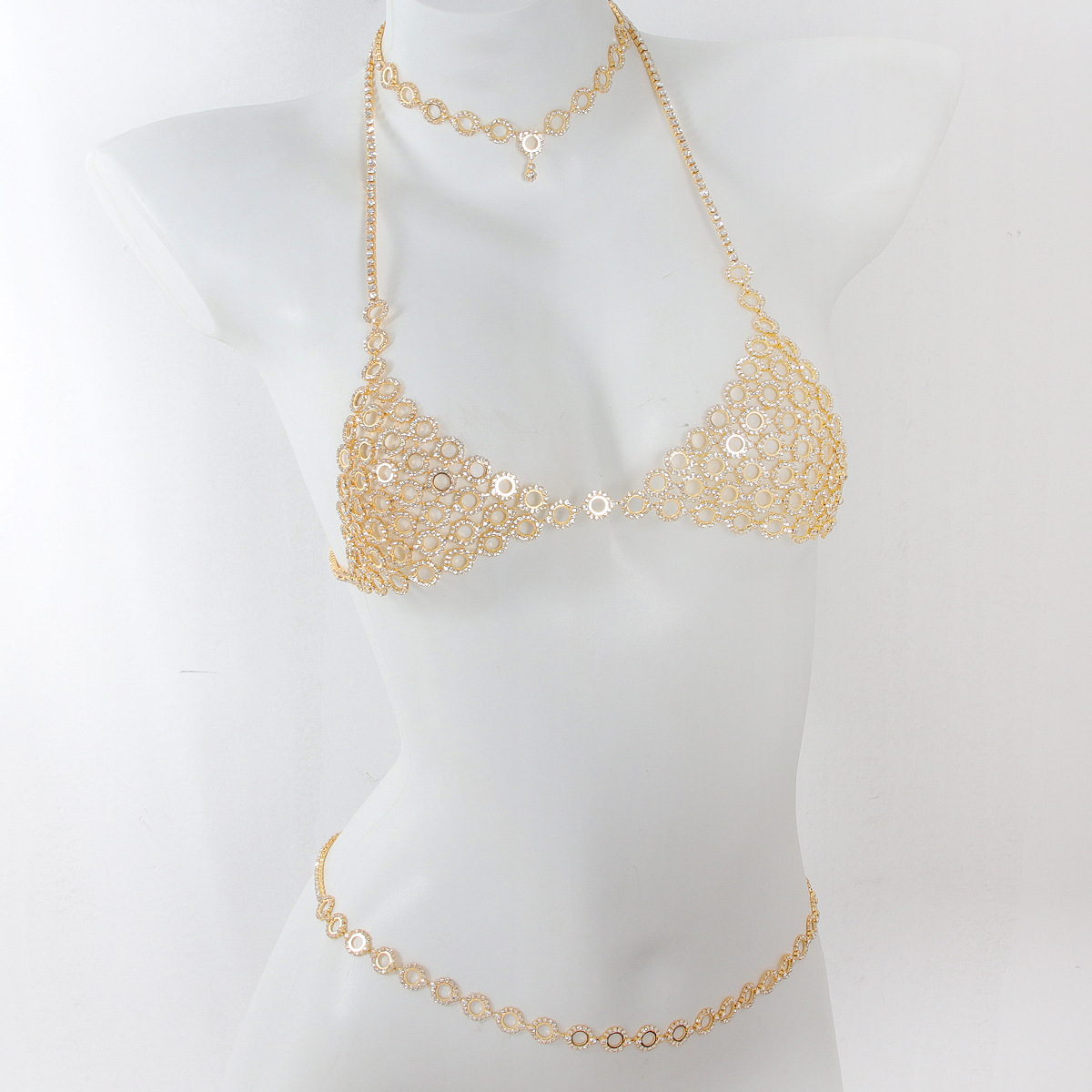 Modny okrągły łączący lekki lu – Body Jewelry Necklace recenzja i cena