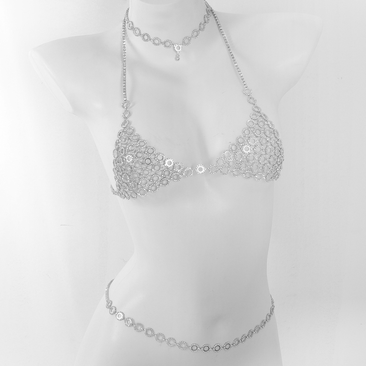 Modny okrągły łączący lekki lu – Body Jewelry Necklace recenzja i cena