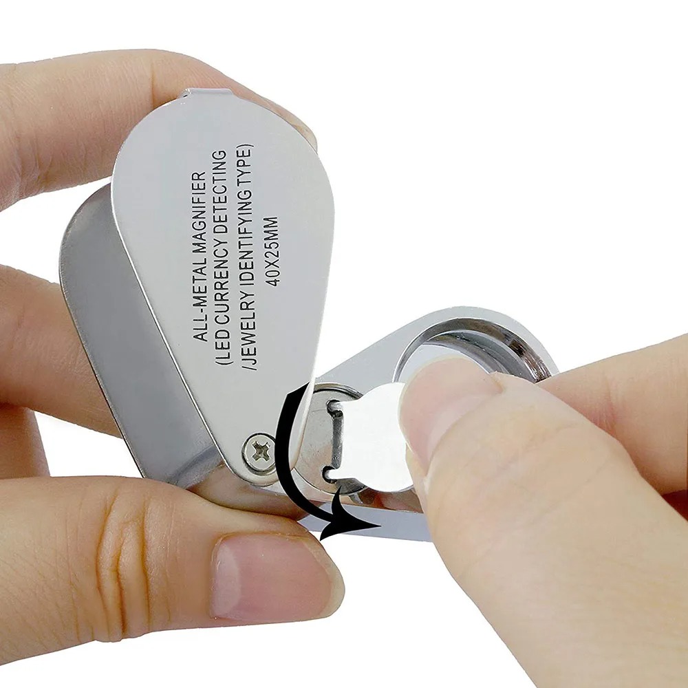 Lupa jubilerska z podświetleni – Body Jewelry Repair recenzja i cena