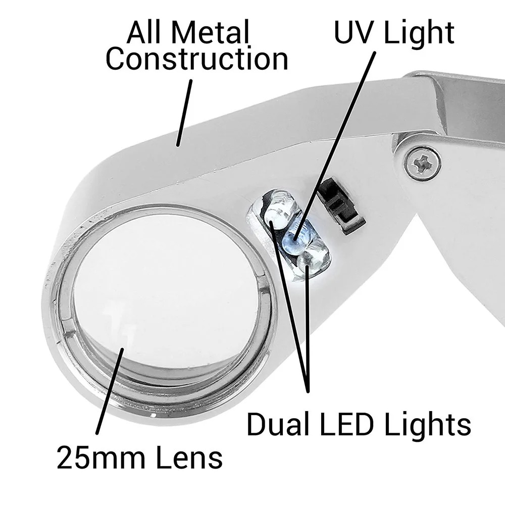 Lupa jubilerska z podświetleni – Body Jewelry Repair recenzja i cena