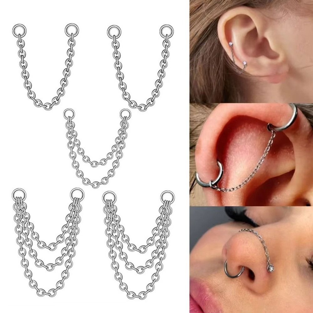 Modny tytanowy łańcuszek do no – Body Jewelry Labret recenzja i cena
