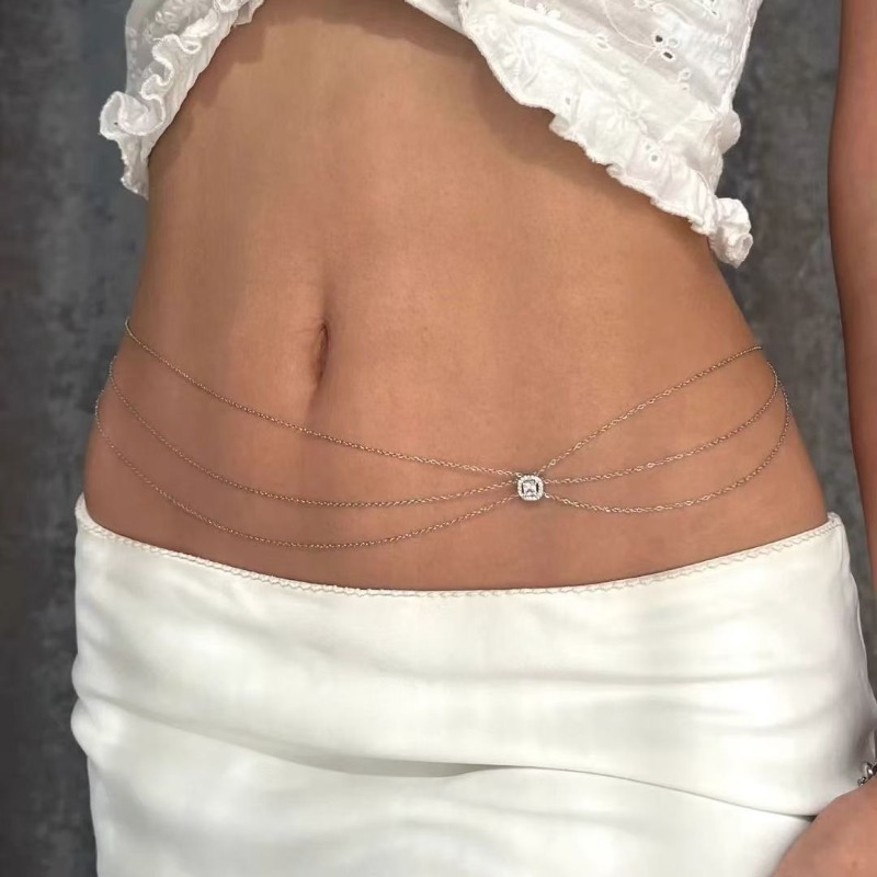 Letni, metalowy łańcuszek na t – Body Jewelry Dress recenzja i cena