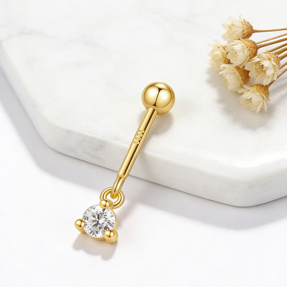 Kolczyk labret ze srebra próby – Body Jewelry Labret recenzja i cena