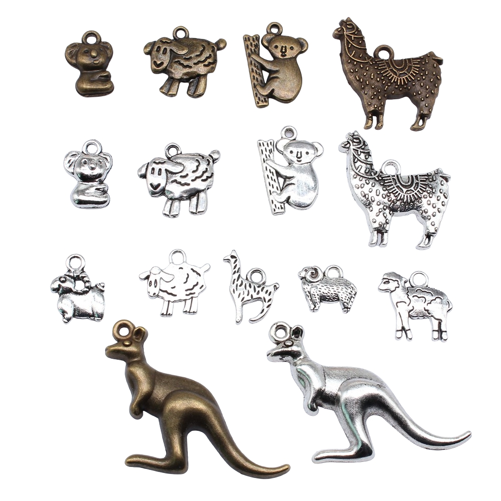 20szt Australia Series Charms  – Body Jewelry Australia recenzja i cena