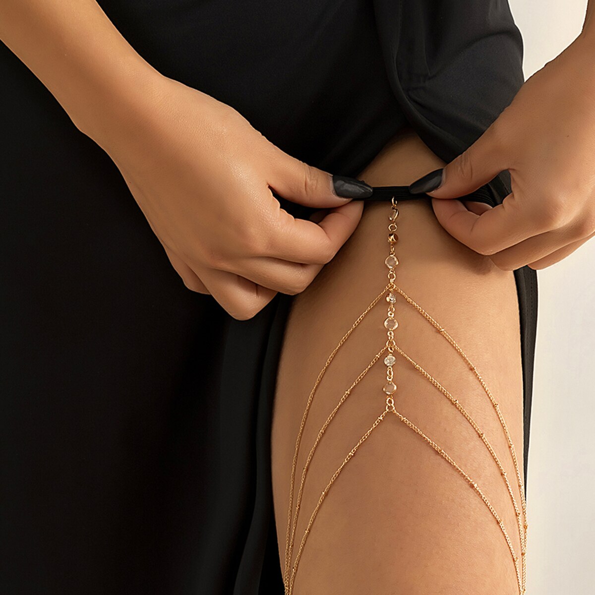 Boho elastyczna opaska kryszta – Body Jewelry Dress recenzja i cena