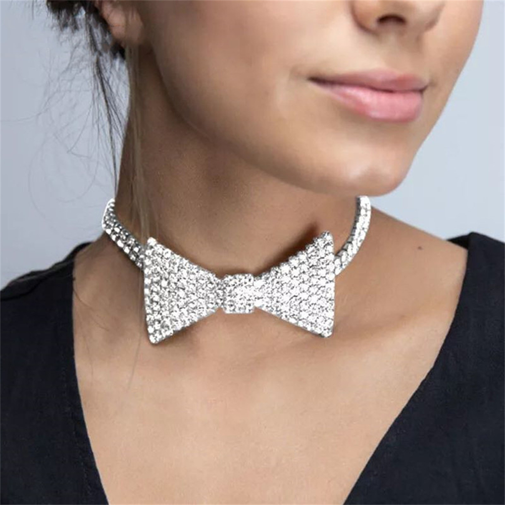 Wykwintna elegancka kokardka z – Body Jewelry Necklace recenzja i cena