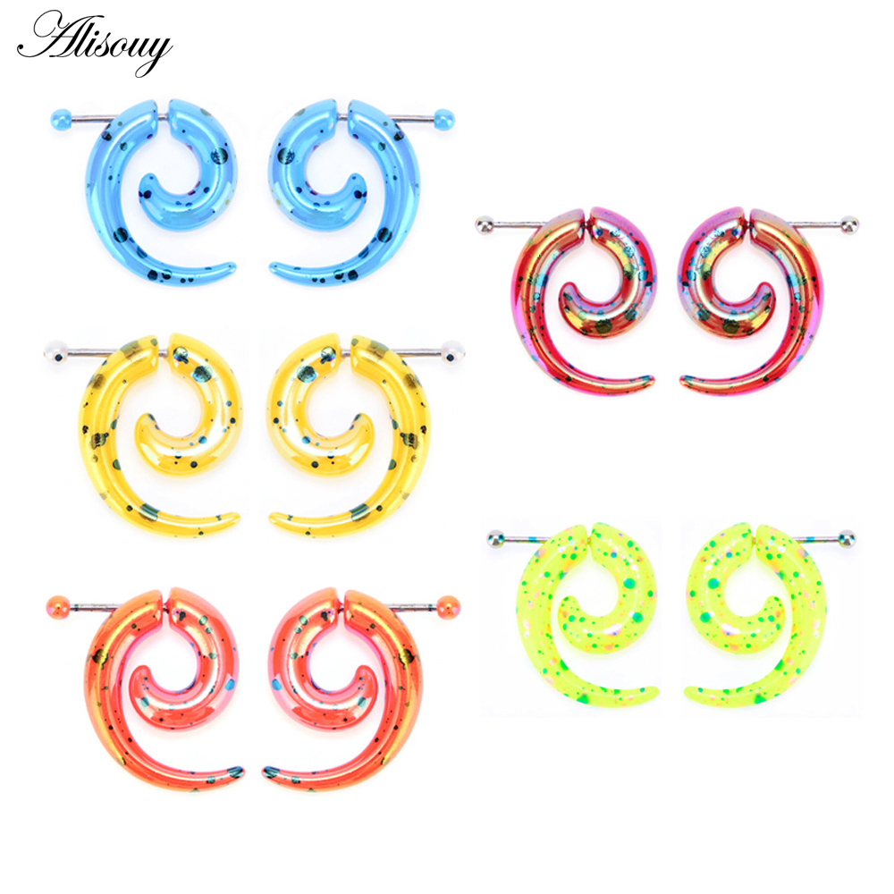 2 szt. Gorące akrylowe sztuczn – Body Jewelry Hot recenzja i cena