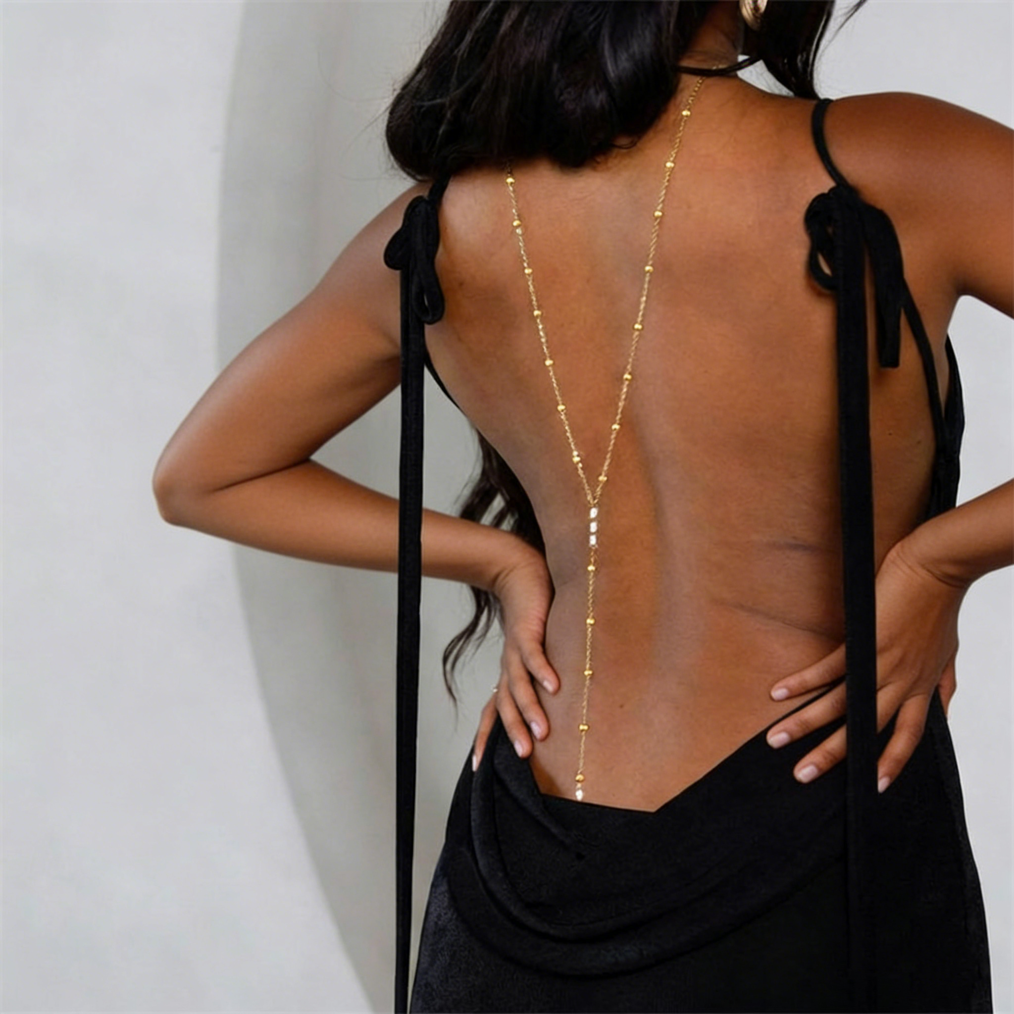 Retro Długi Łańcuszek Damski M – Body Jewelry Dress recenzja i cena
