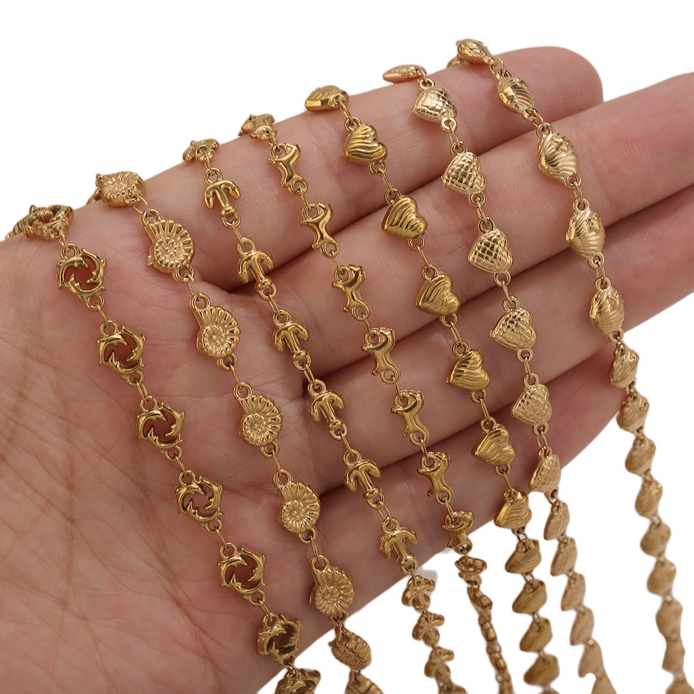 1M Złote Łańcuszki ze Stali Ni – Body Jewelry Necklace recenzja i cena