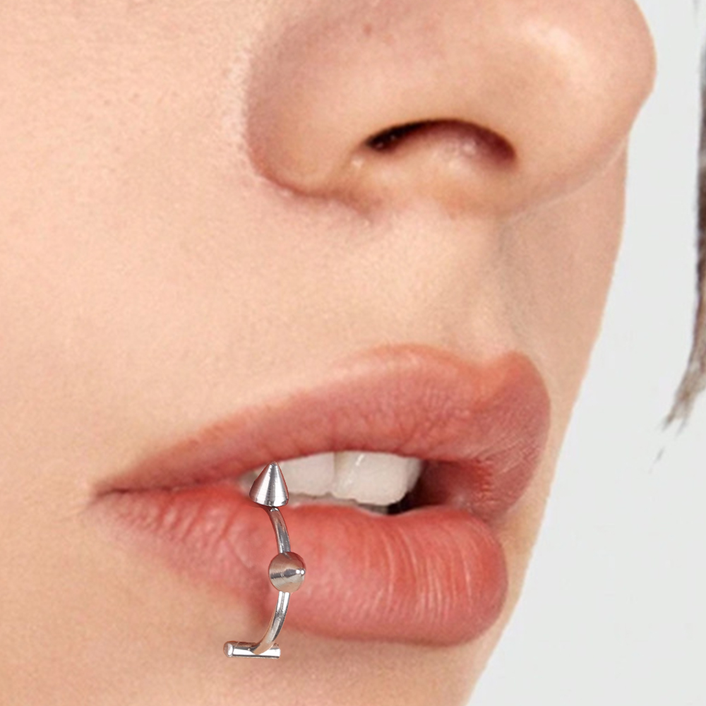 10szt Punk Nose Ring One Nail  – Body Jewelry Labret recenzja i cena