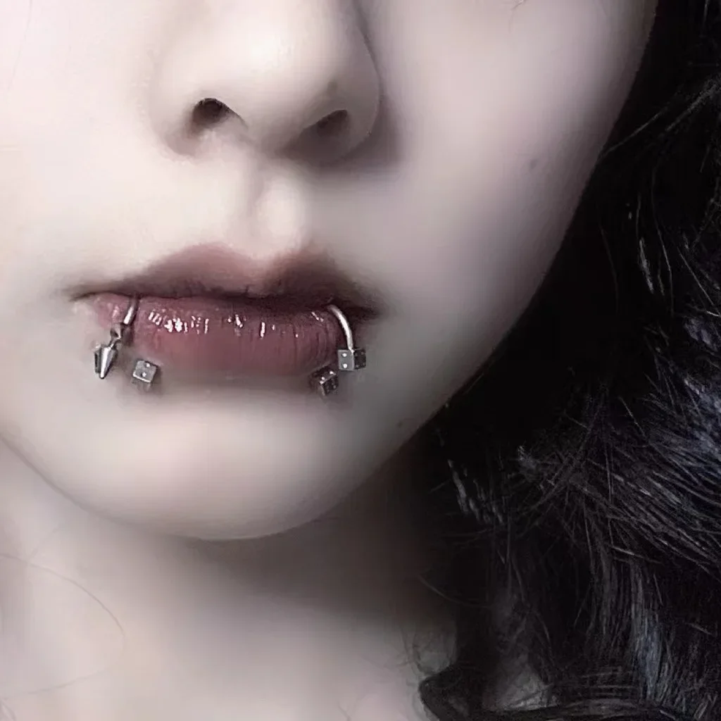 10szt Punk Nose Ring One Nail  – Body Jewelry Labret recenzja i cena