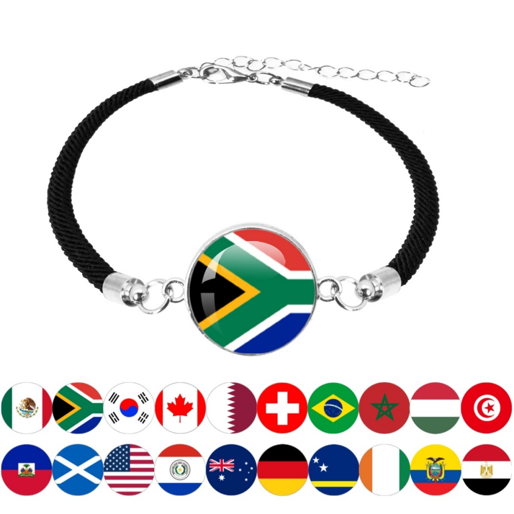 Bransoletka z flagami państw:  – Body Jewelry Australia recenzja i cena
