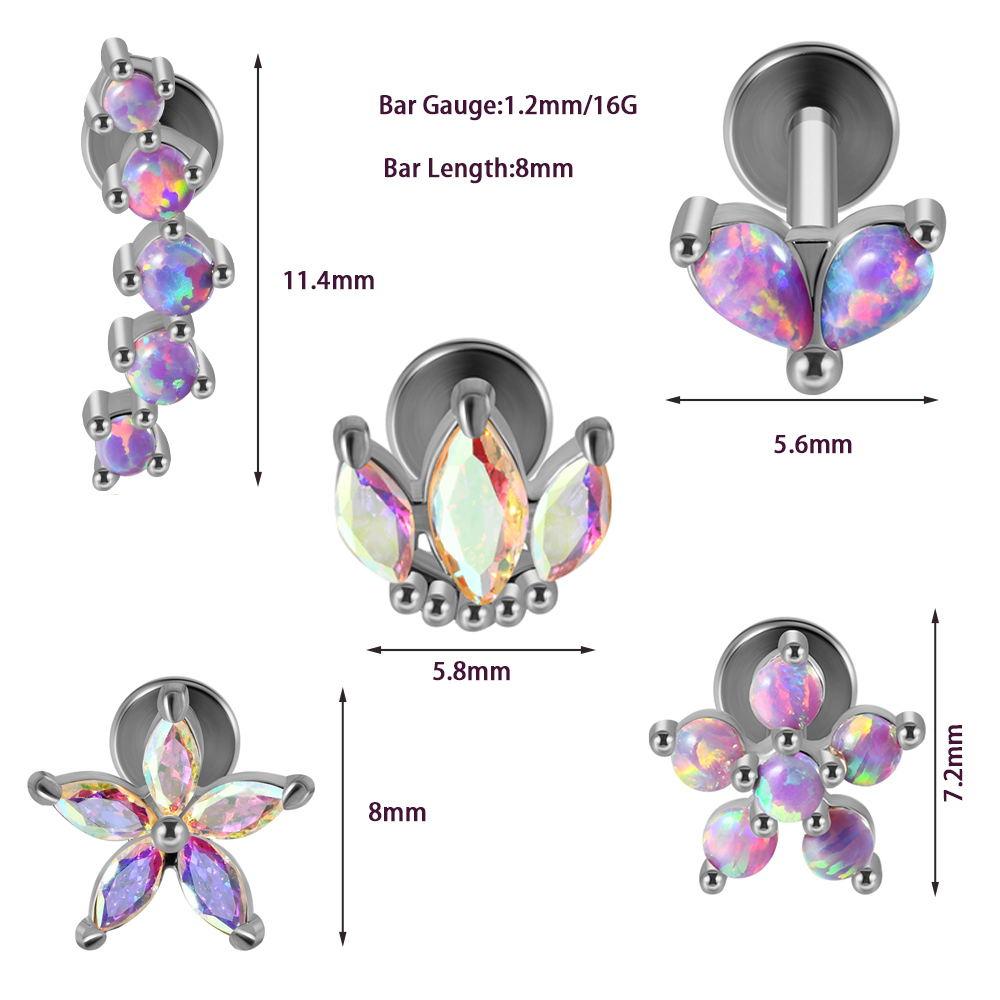 1PC Kolczyk ze stali nierdzewn – Body Jewelry Labret recenzja i cena
