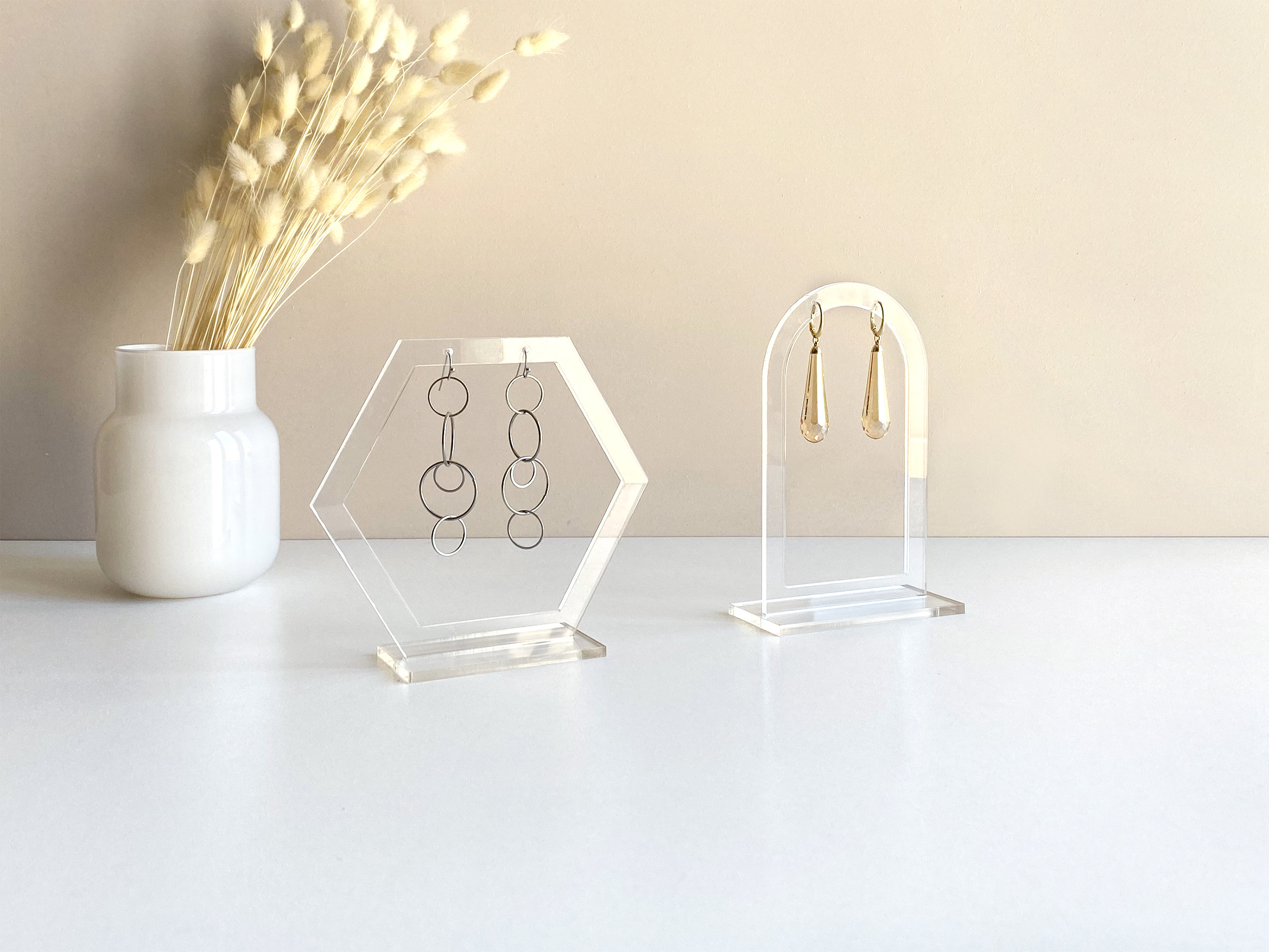 Stojak na kolczyki, przezroczy – Body Jewelry Display recenzja i cena