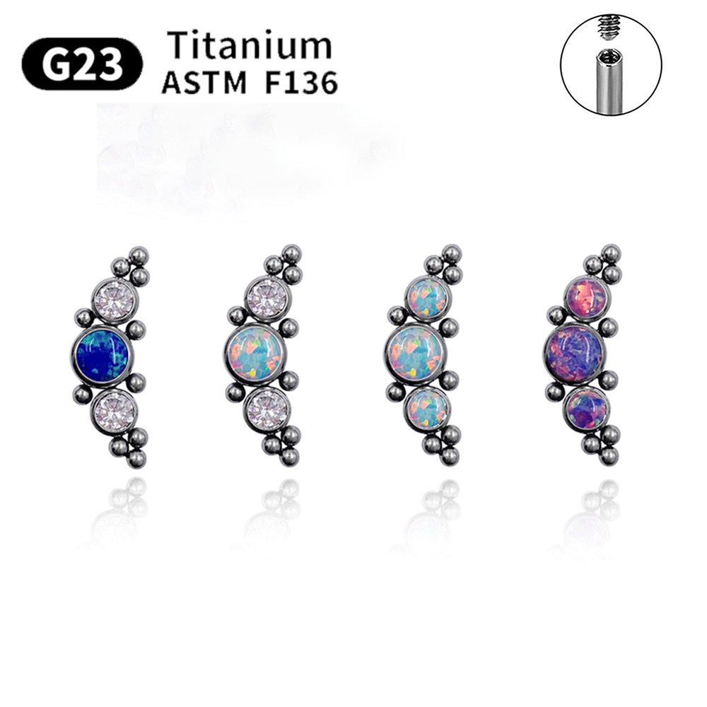 Kolczyki sztyfty z tytanu G23  – Body Jewelry Labret recenzja i cena