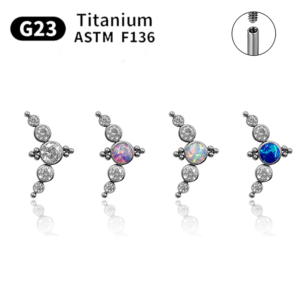 Kolczyki sztyfty z tytanu G23  – Body Jewelry Labret recenzja i cena