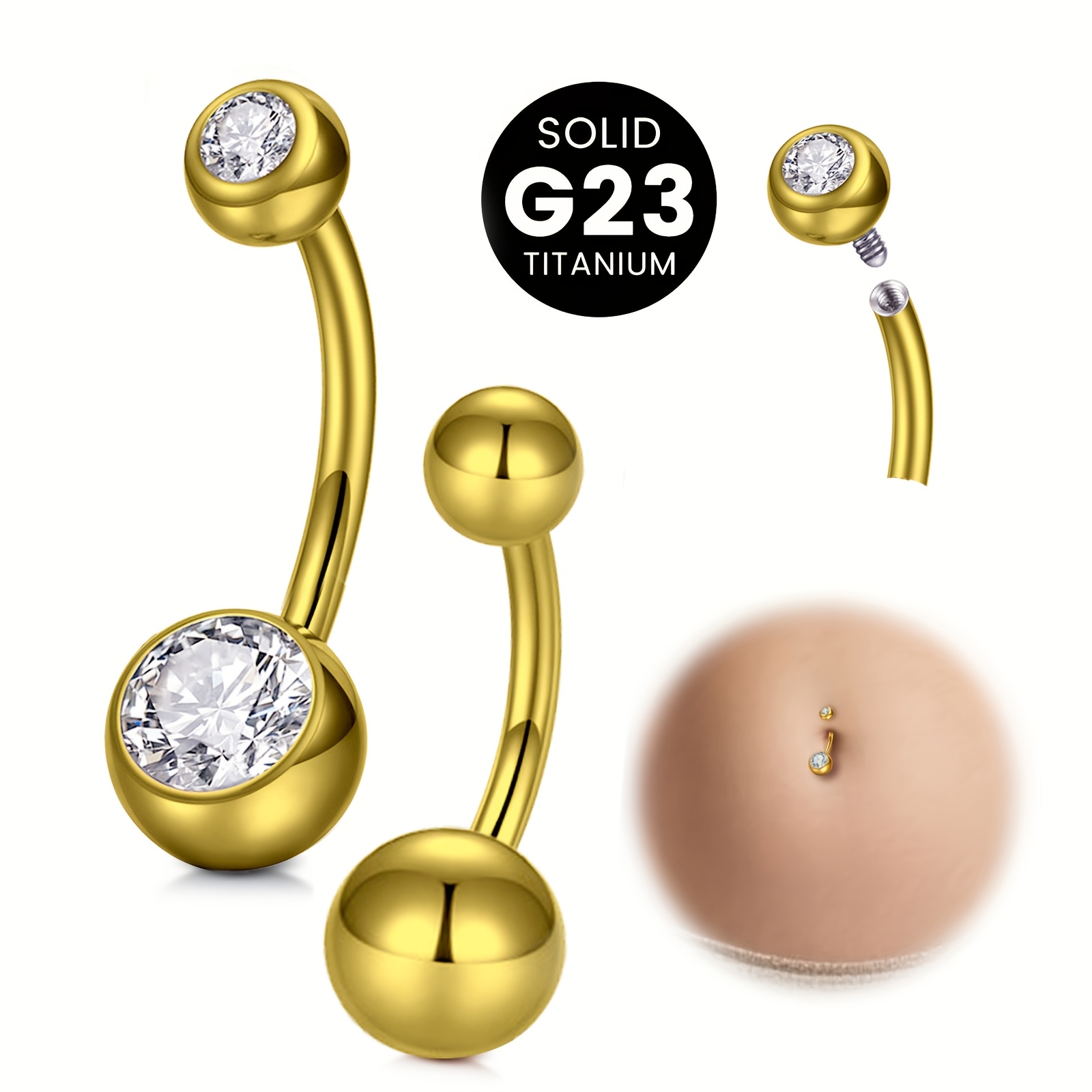 Kolczyk do pępka damski ze sto – Body Jewelry High End recenzja i cena