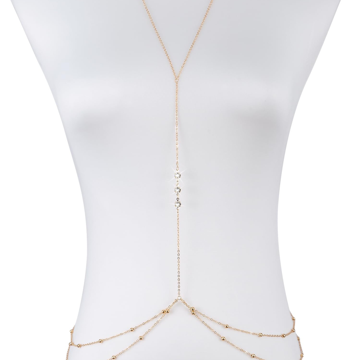 Prosty Długi Naszyjnik z Imita – Body Jewelry Necklace recenzja i cena
