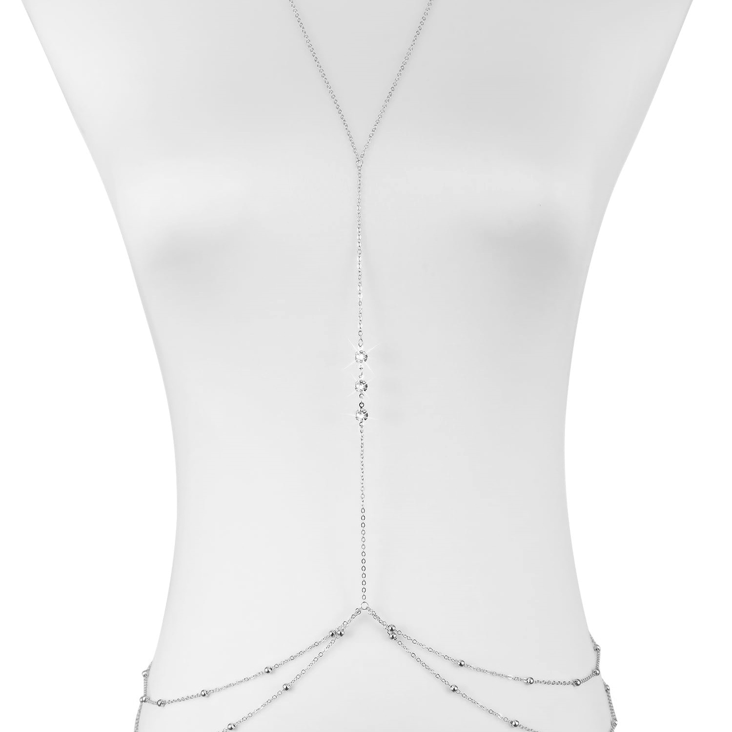 Prosty Długi Naszyjnik z Imita – Body Jewelry Necklace recenzja i cena