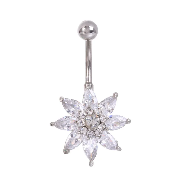 Gorący stal nierdzewna Cz krys – Body Jewelry Hot recenzja i cena