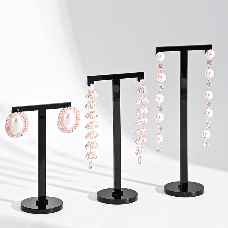 6 sztuk akrylowy czarny/biały  – Body Jewelry Display recenzja i cena