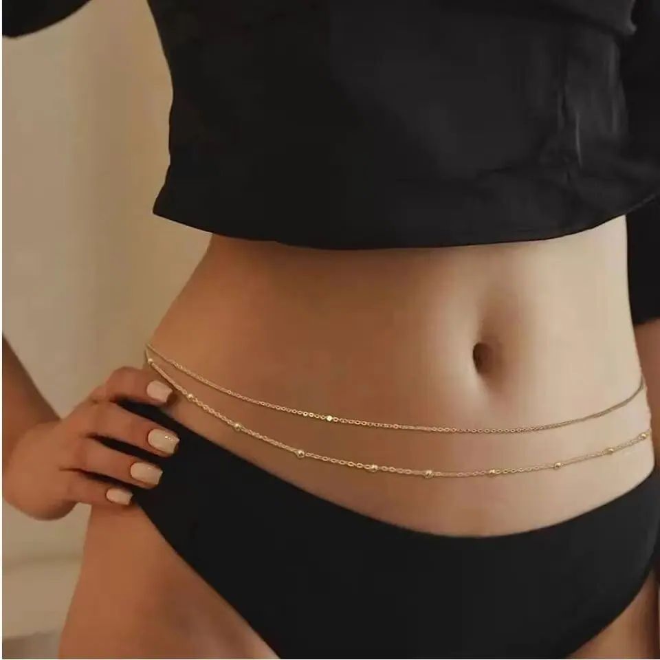 HipHop Podwójne Łańcuszki na B – Body Jewelry Dress recenzja i cena