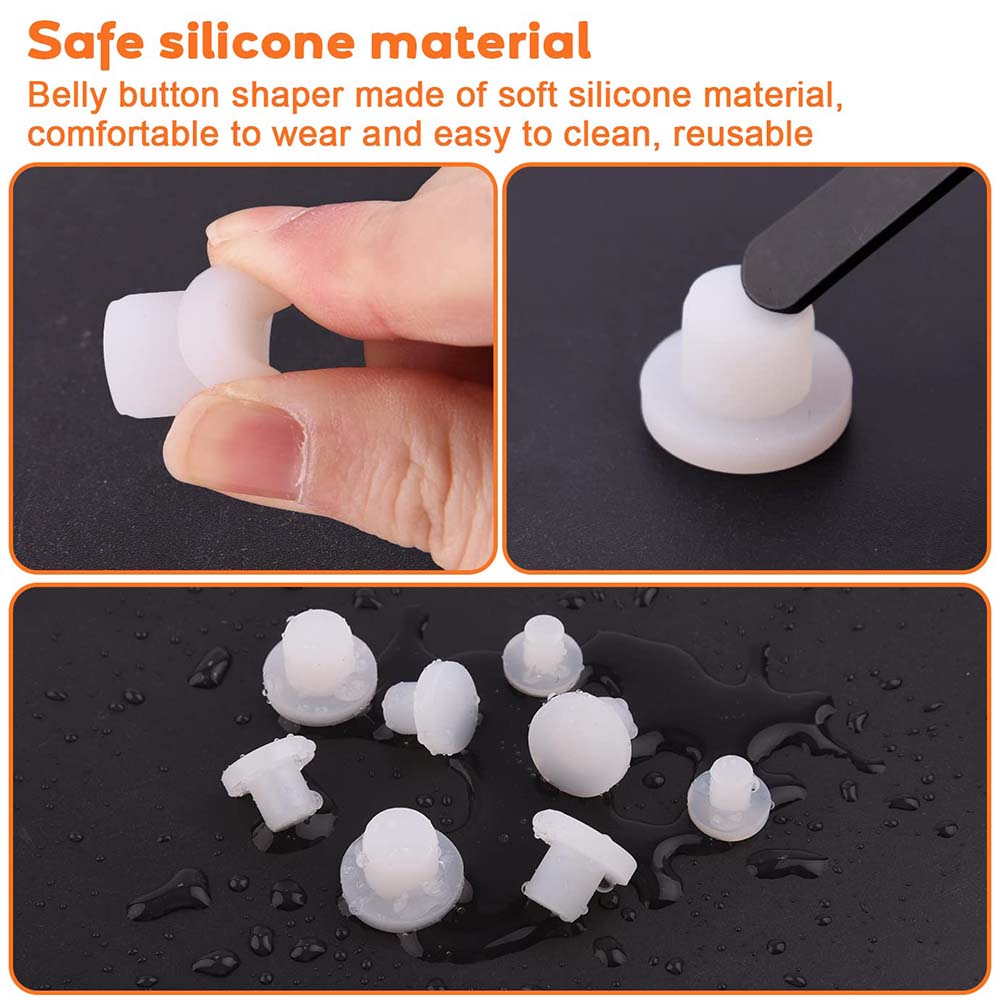 1PC silikonowy guzik do pępka  – Body Jewelry Repair recenzja i cena