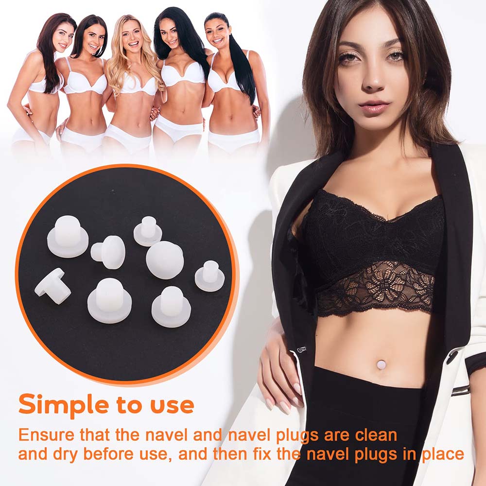 1PC silikonowy guzik do pępka  – Body Jewelry Repair recenzja i cena