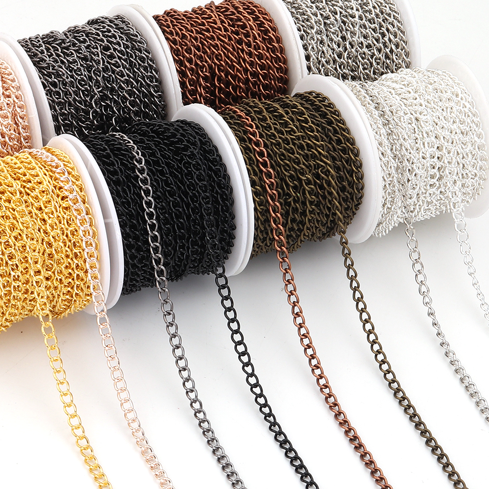 10 jardów/rolka Płaski łańcusz – Body Jewelry Necklace recenzja i cena