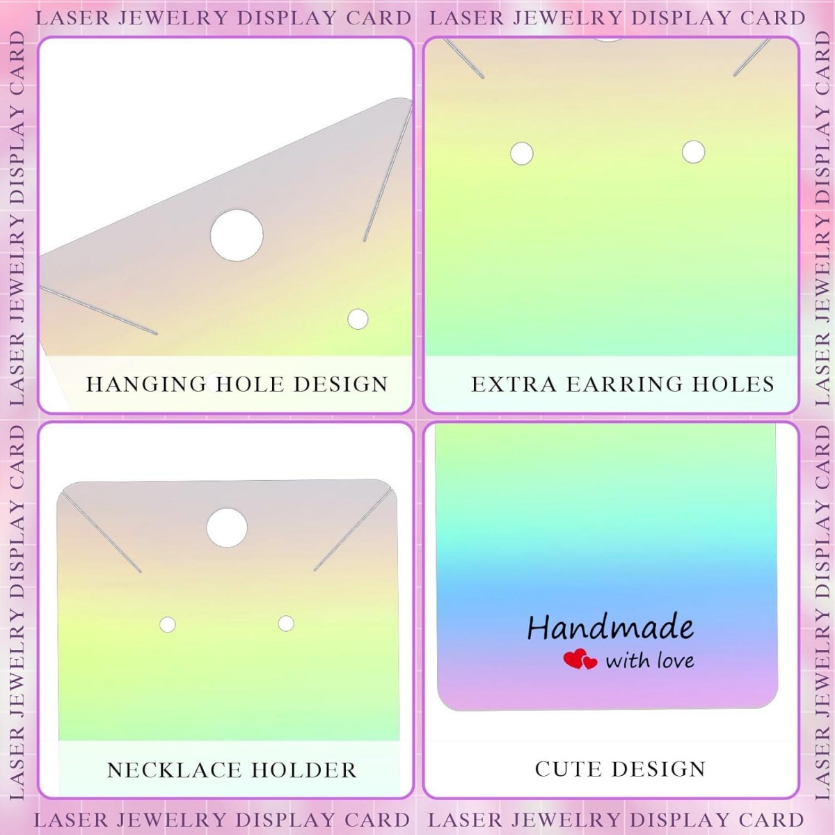 Zestaw 200 holograficznych kar – Body Jewelry Display recenzja i cena