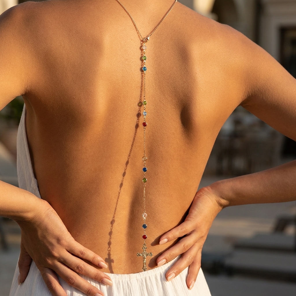 Minimalistyczny naszyjnik z kr – Body Jewelry Dress recenzja i cena