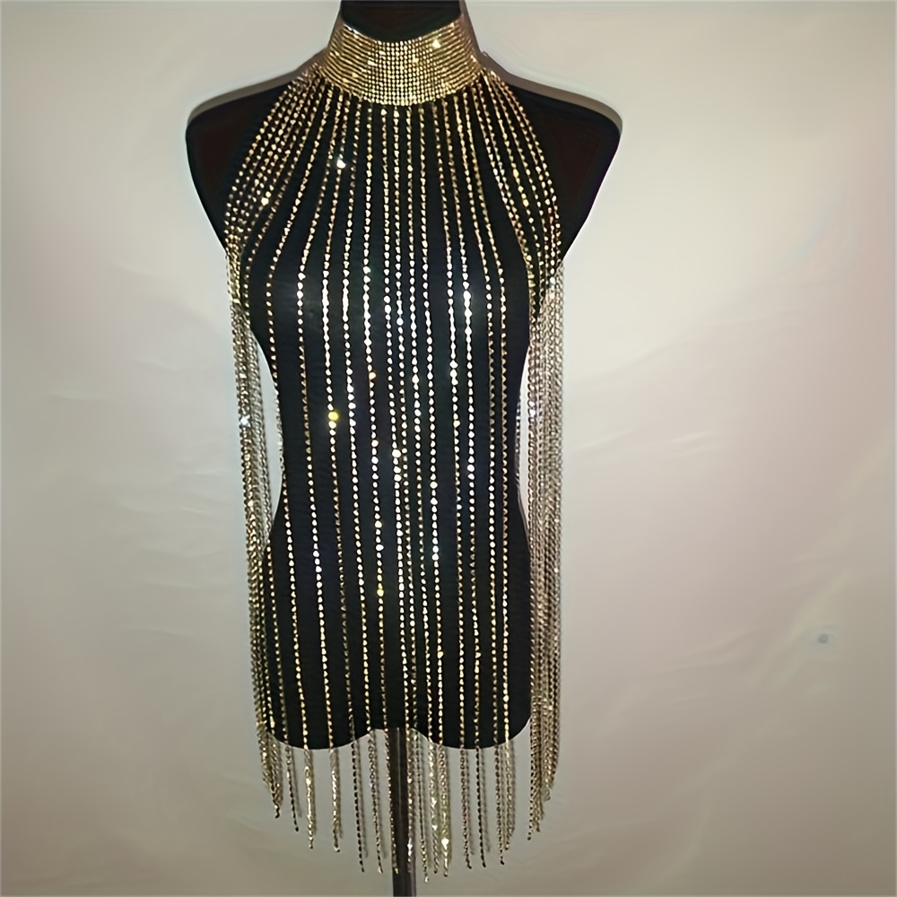 Seksowny naszyjnik z łańcuszki – Body Jewelry Necklace recenzja i cena