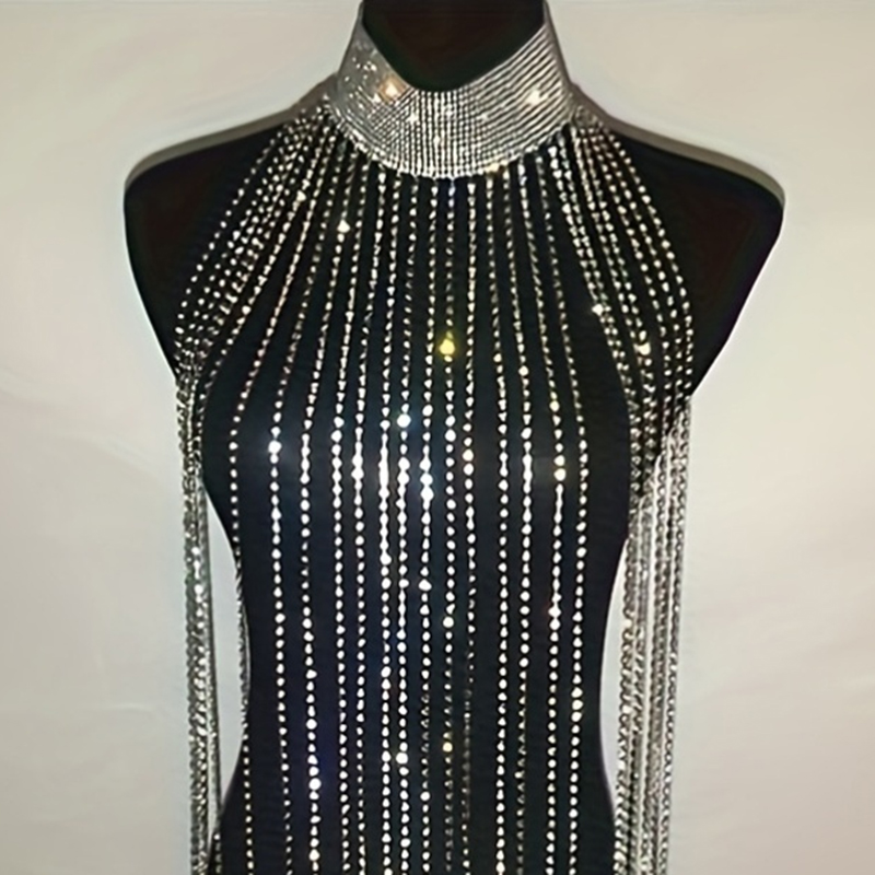 Seksowny naszyjnik z łańcuszki – Body Jewelry Necklace recenzja i cena