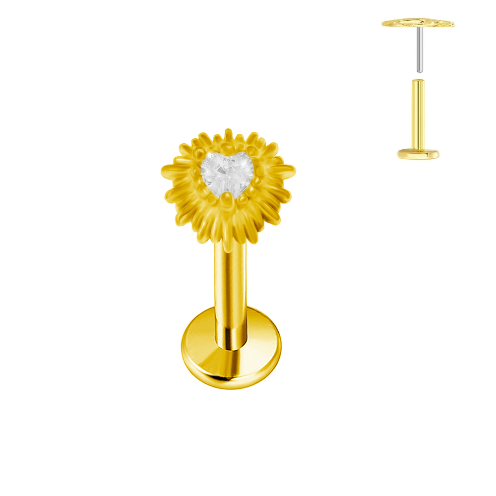 ASTM F136 G23 Tytanowy kolczyk – Body Jewelry Labret recenzja i cena